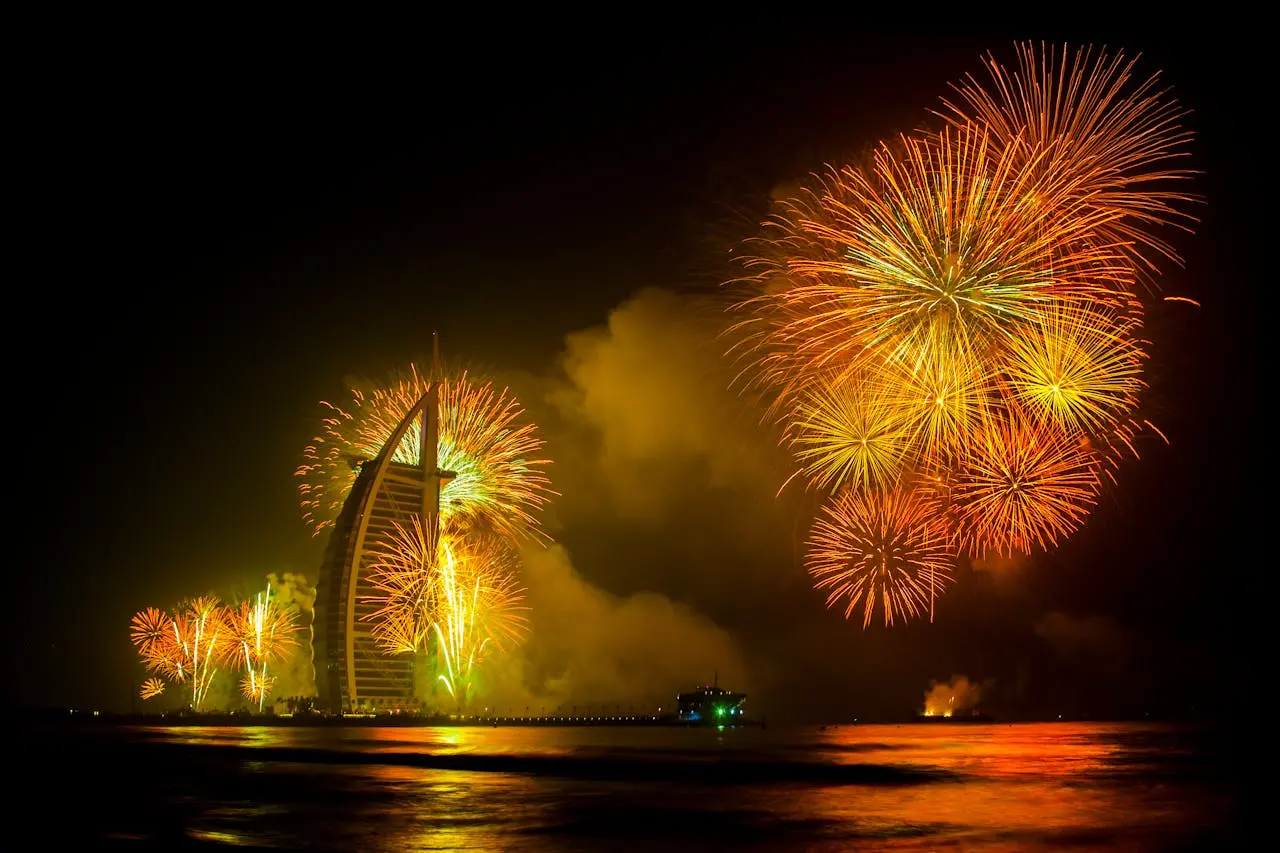 Burj Al Arab New Year Fireworks