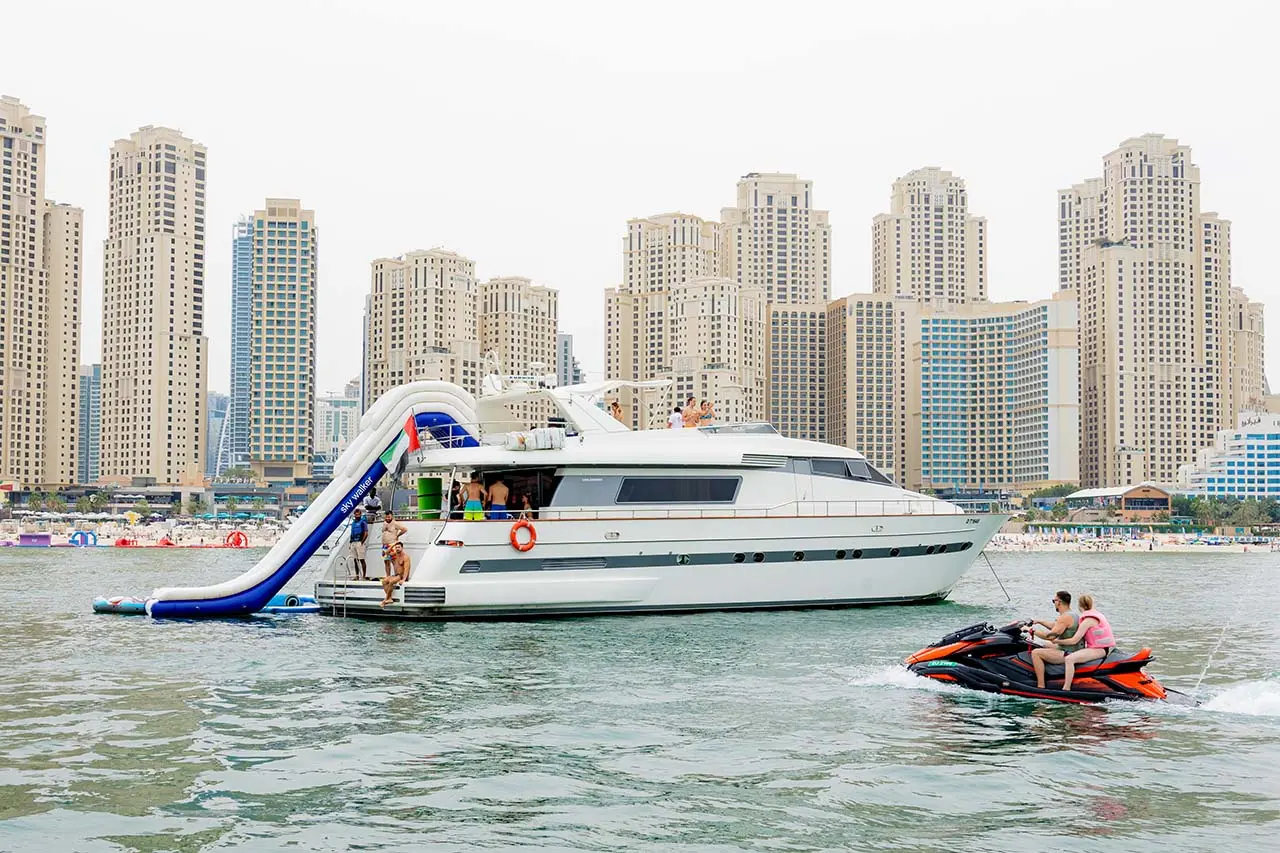 Yacht on the water