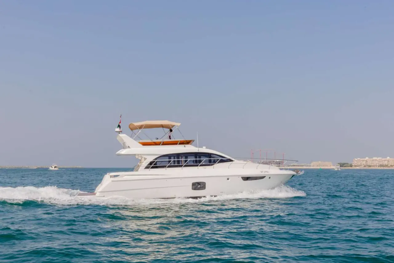 Yacht on water