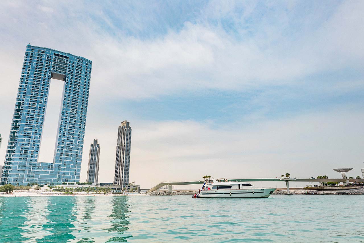 Yacht on water