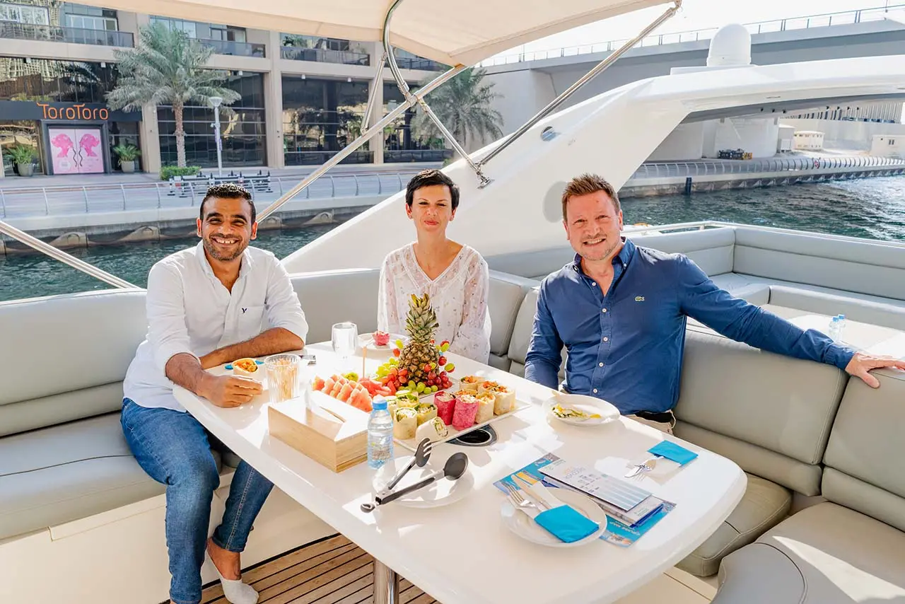 Yacht on the water