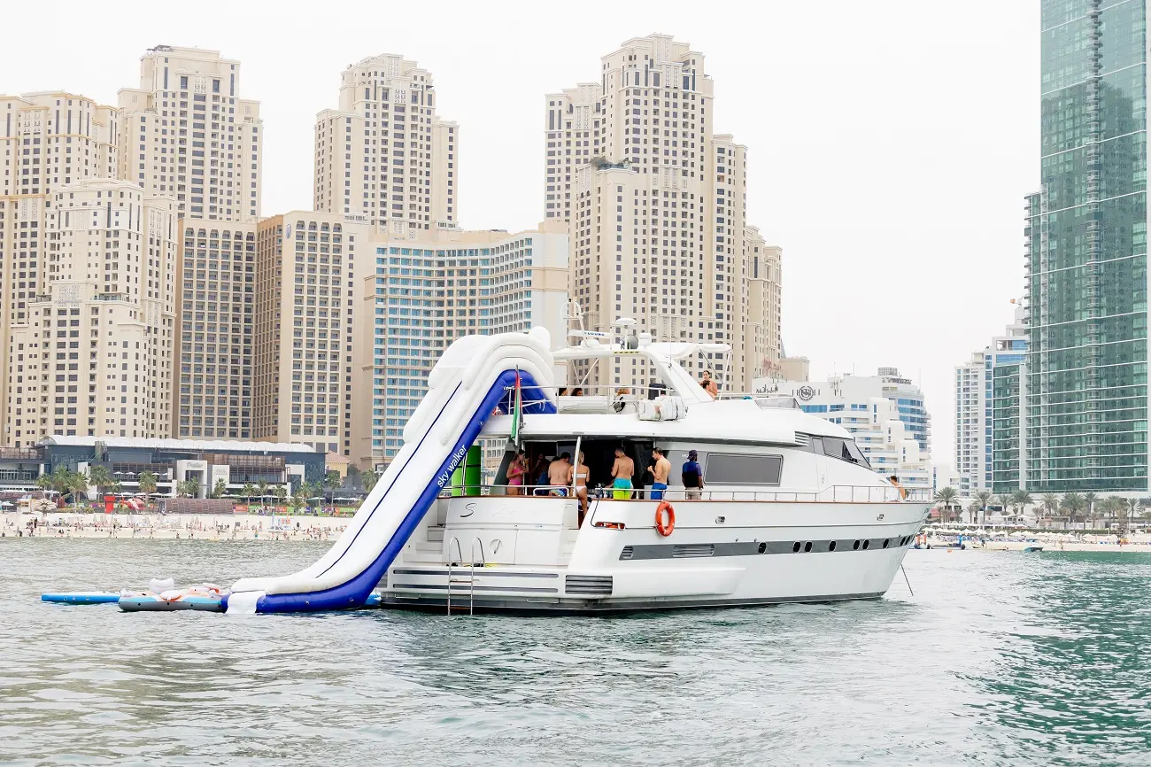 Enjoy rent a yacht in Dubai for a day cruise.