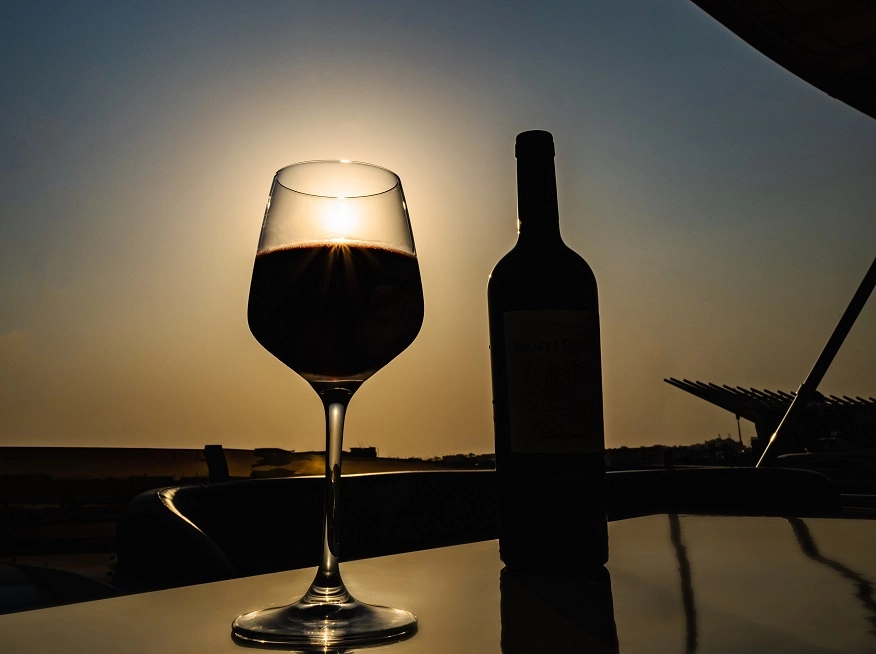 Enjoying Drinks on a Dubai Yacht