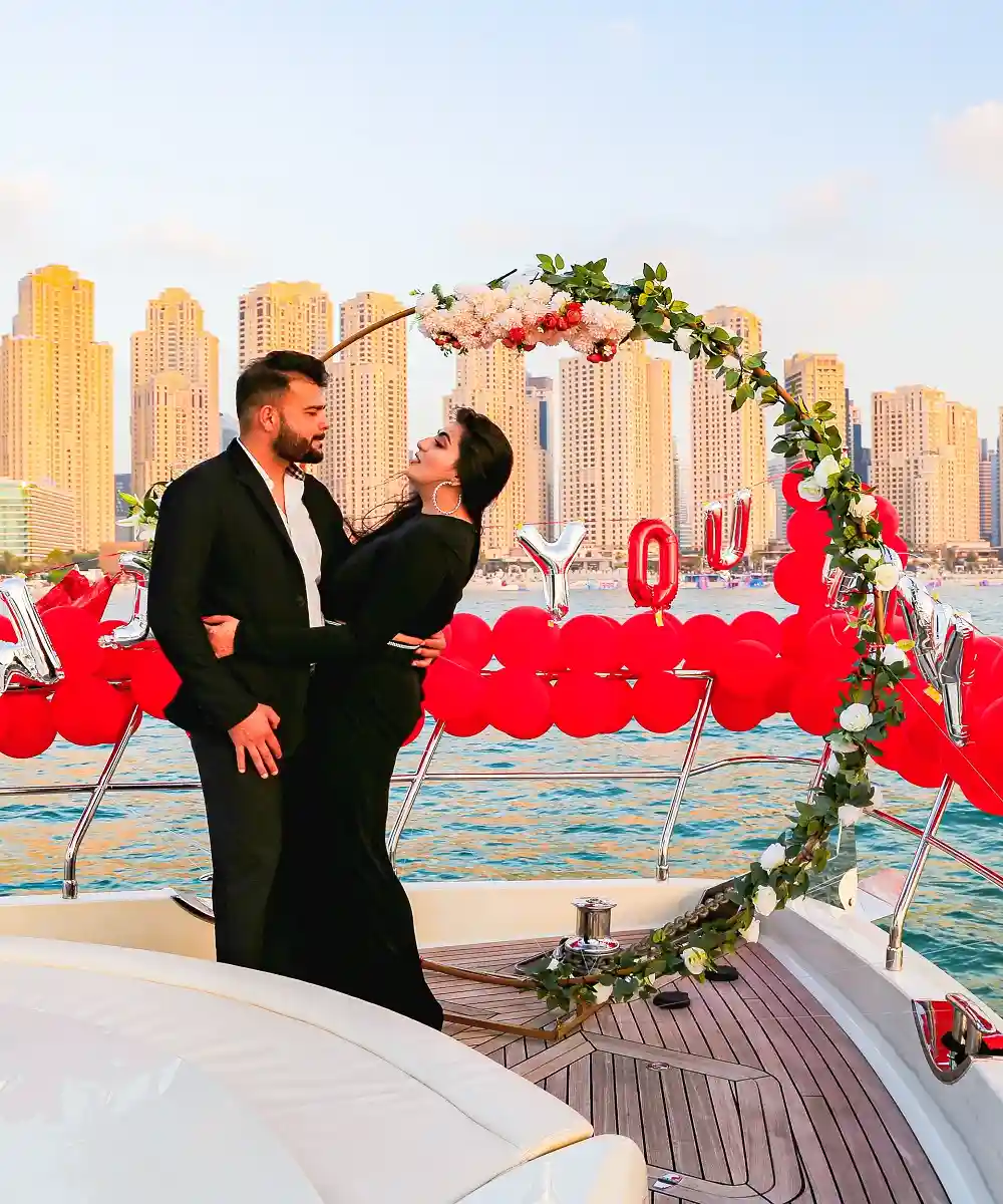 Romantic Wedding Ceremonies on Board Yacht Wedding Dubai