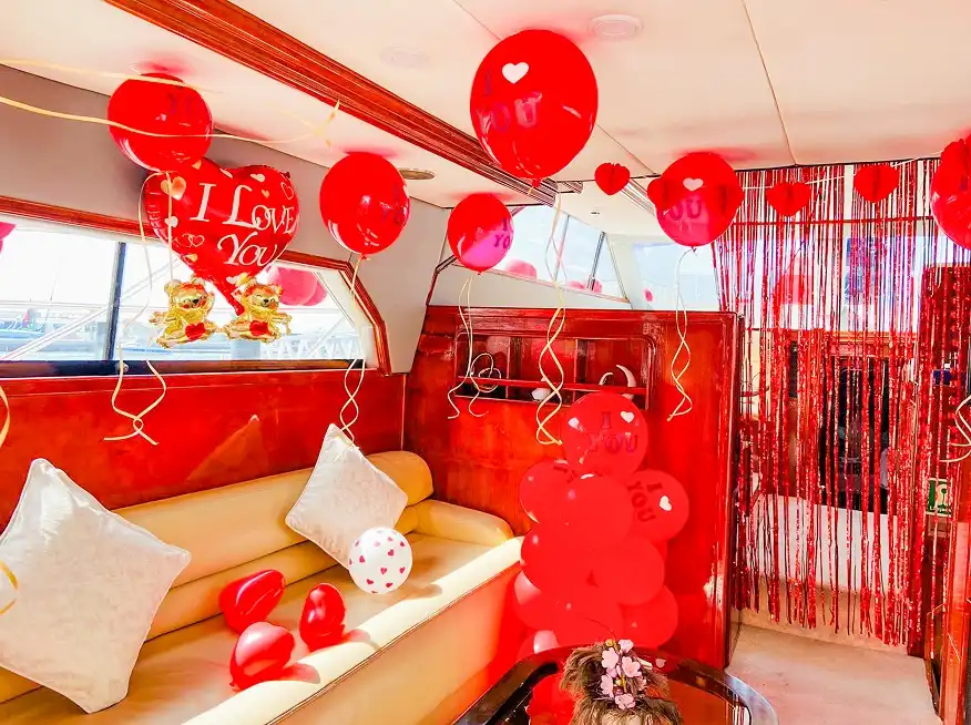 Dubai Wedding Yacht Romantic Interiors