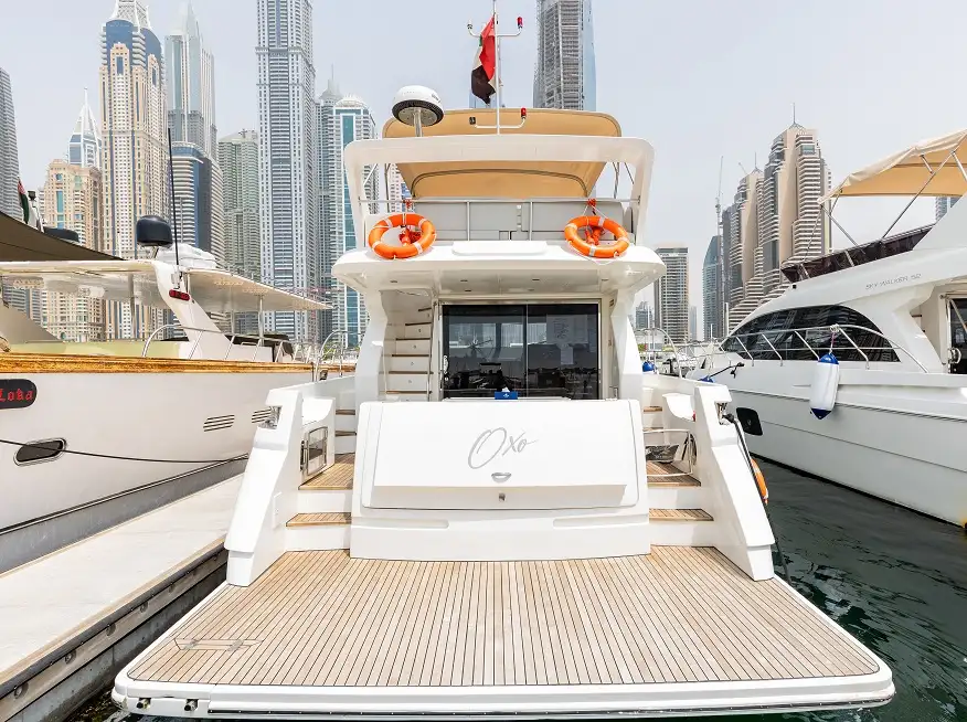 Dubai Fishing Yacht Docked at the Pier