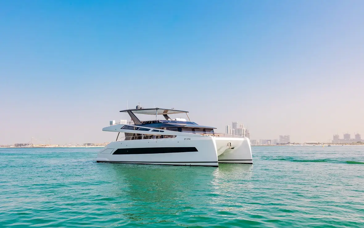 Take a Moon Island Trip on a luxury yacht in Dubai