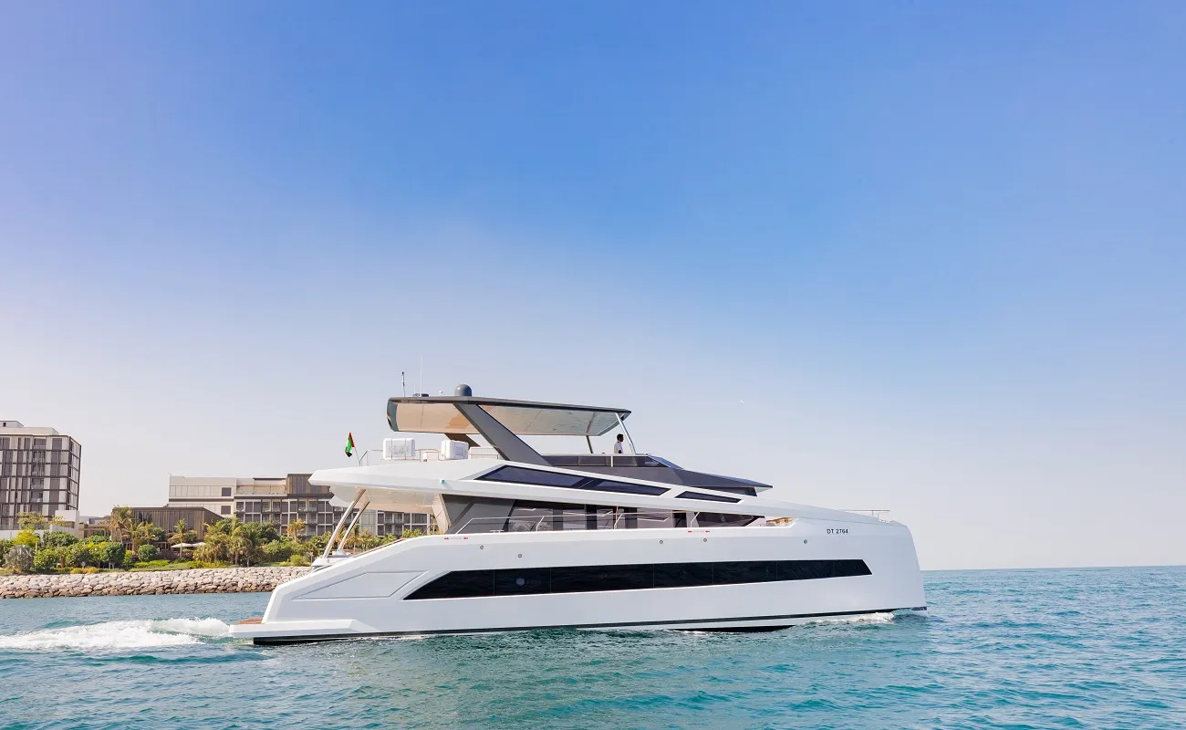 Rent a luxury yacht and cruise the waters of Dubai.