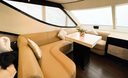 Lower Deck of the Luxury Yacht