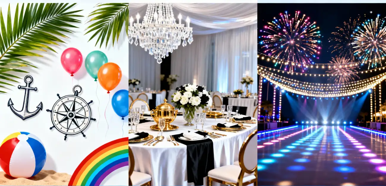 Yacht Party Dubai Decorations