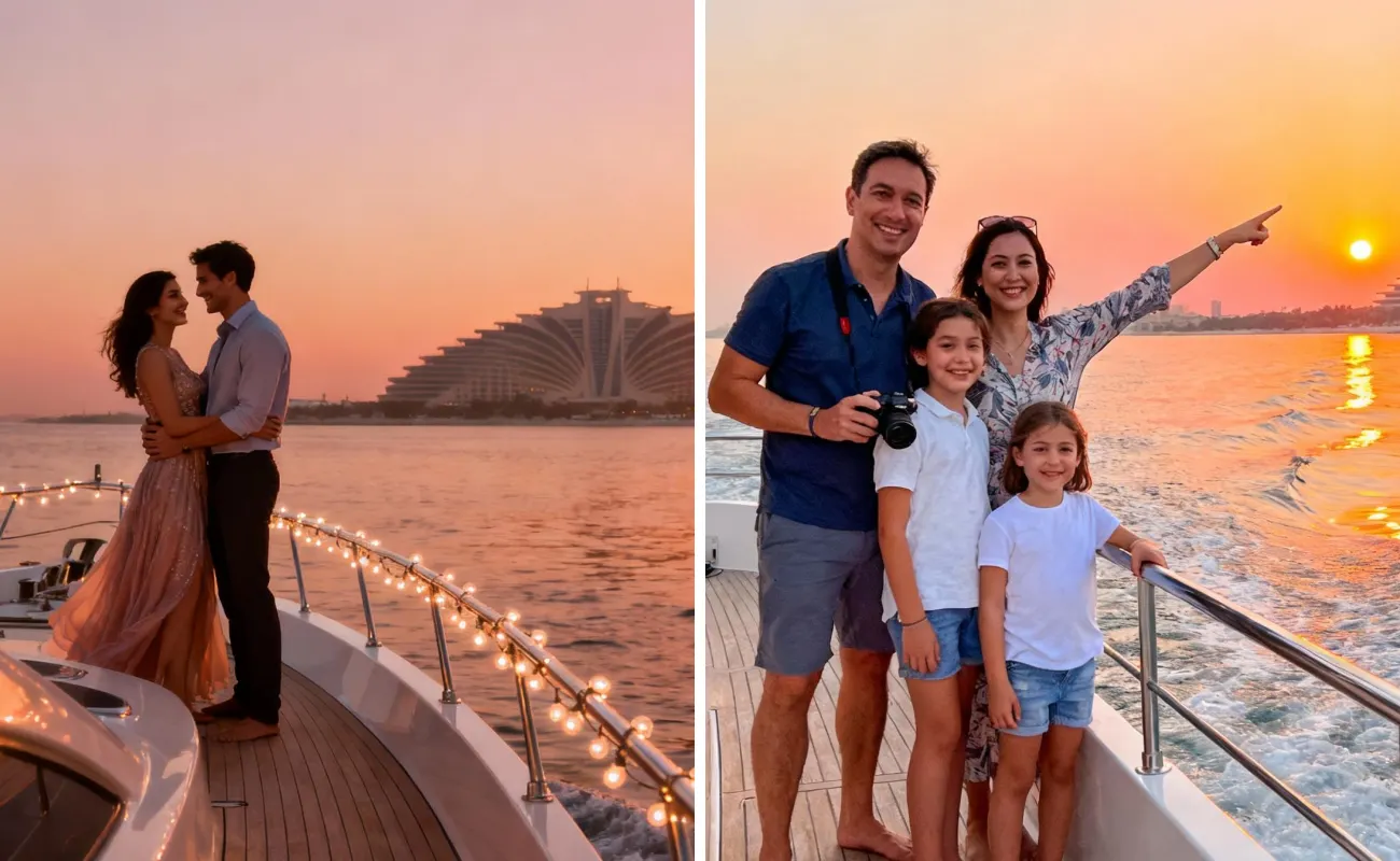 Sunset Yacht Tour Palm Jumeirah