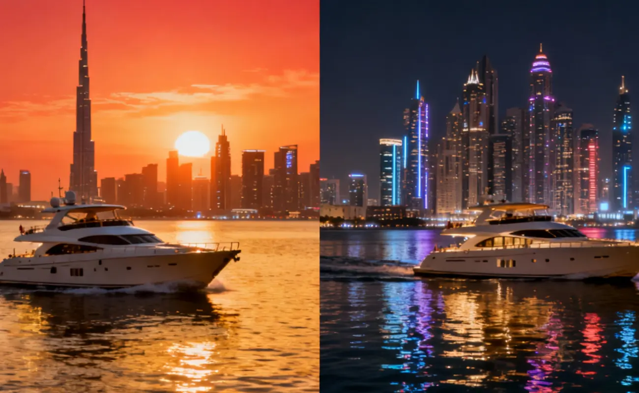 The Best Time for a Night Yacht Cruise Dubai Marina