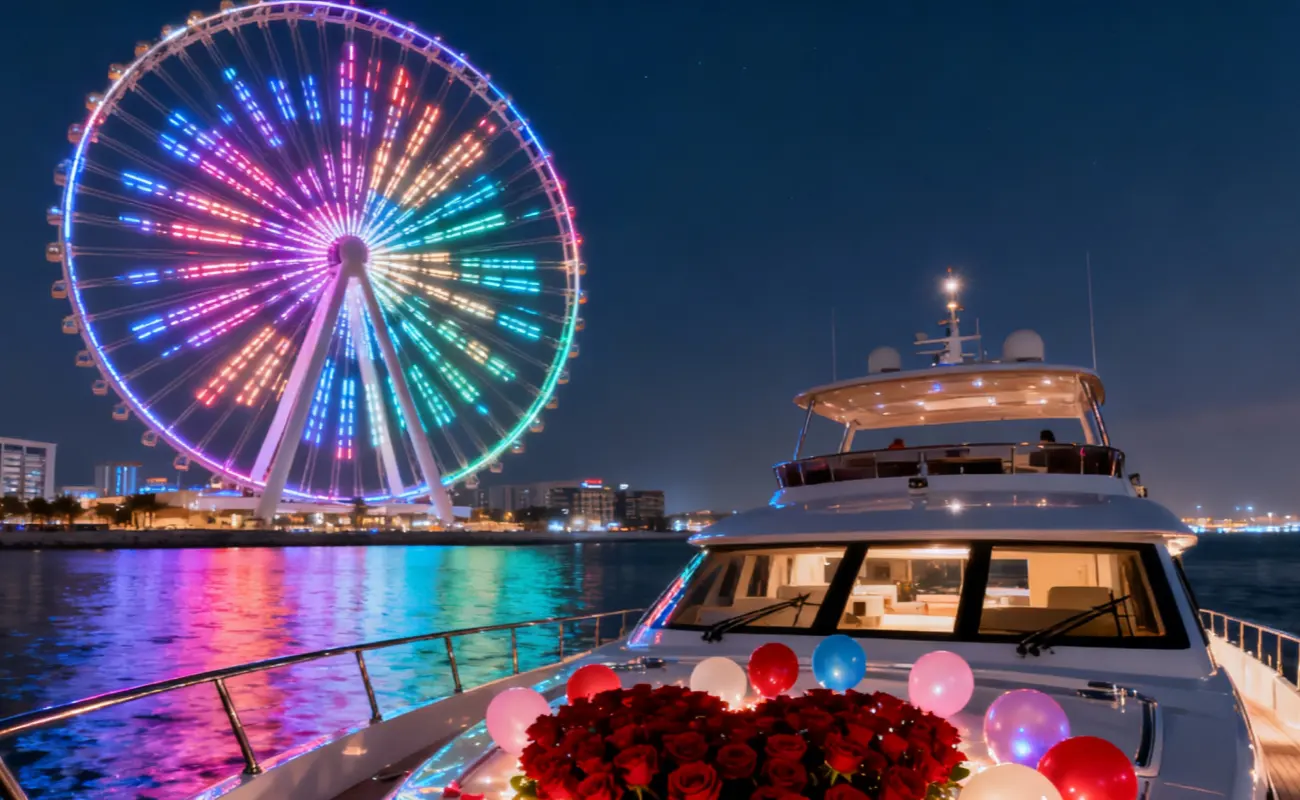 Ain Dubai Honeymoon Yacht Cruise