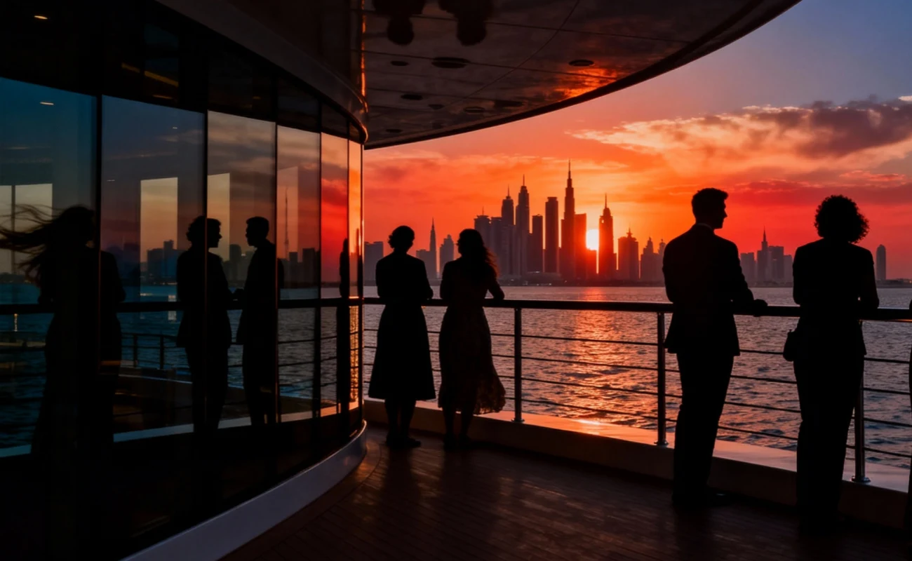 Dubai Marina Yacht Birthday Party Sunset Cruise