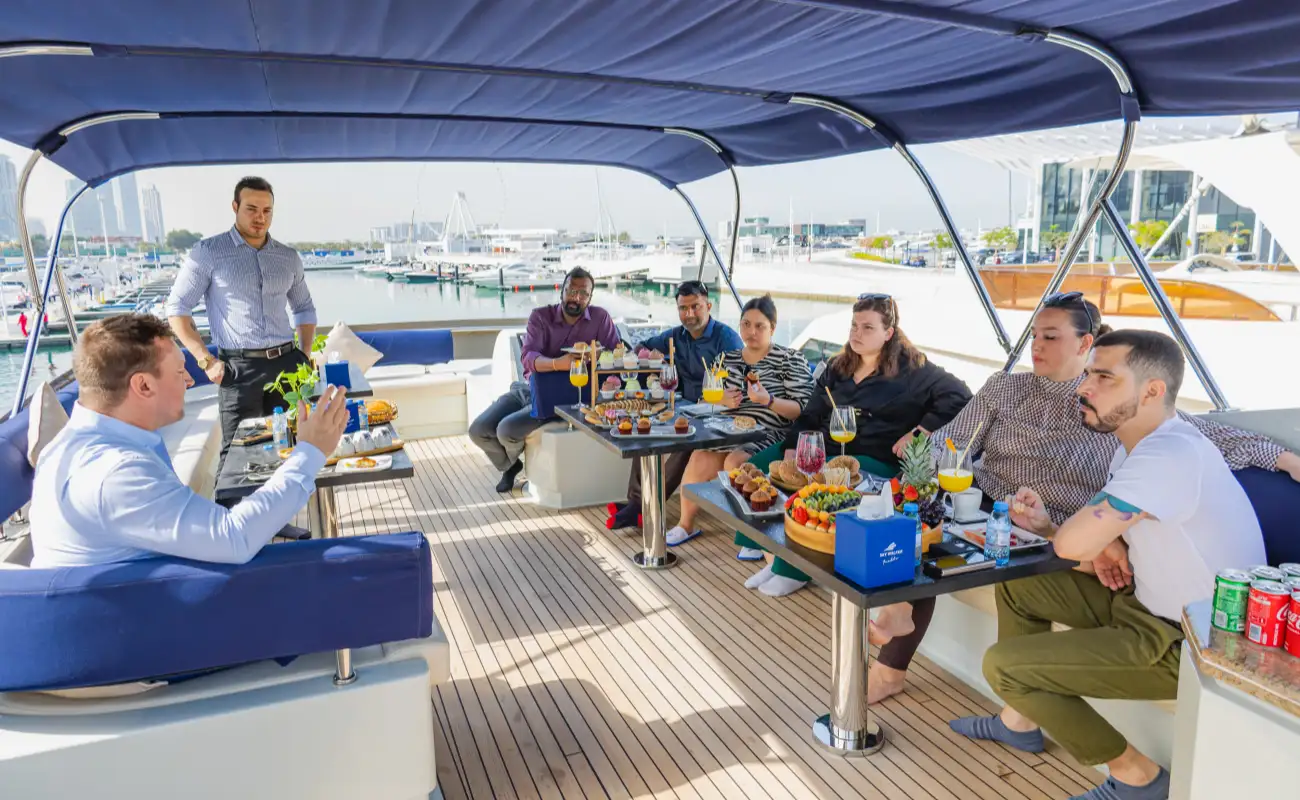 Corporate Yacht Hire Dubai Team Building