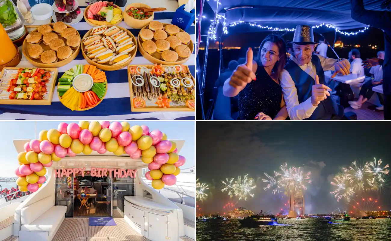 Yacht Party Dubai Additional Service Fees