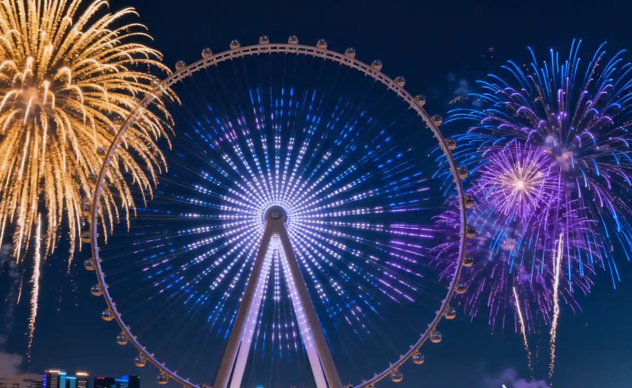 Ain Dubai New Year Fireworks