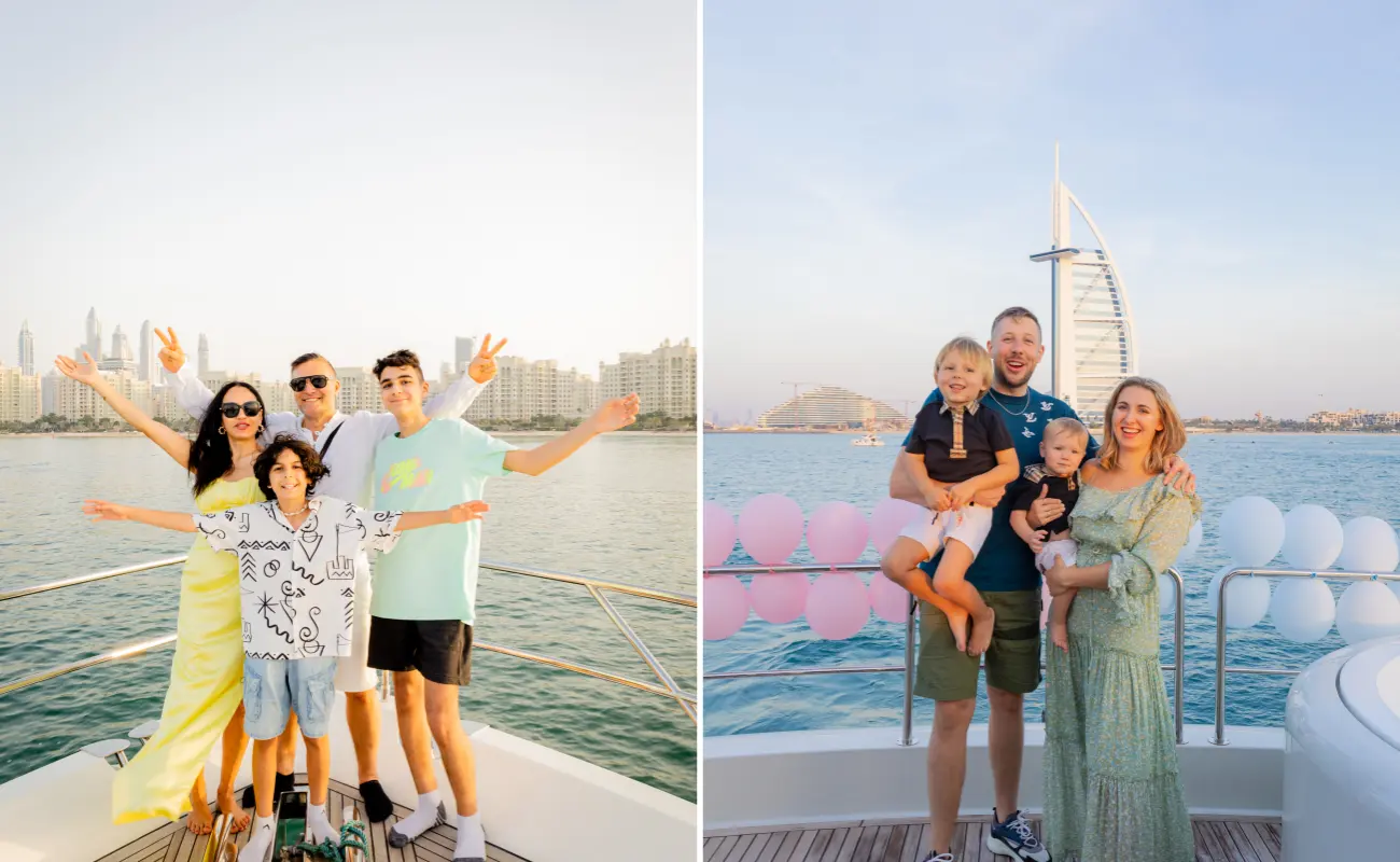 Daytime Yacht Photography Shoot in Dubai
