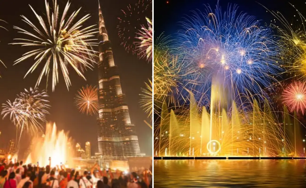 New Year Fireworks Dubai
