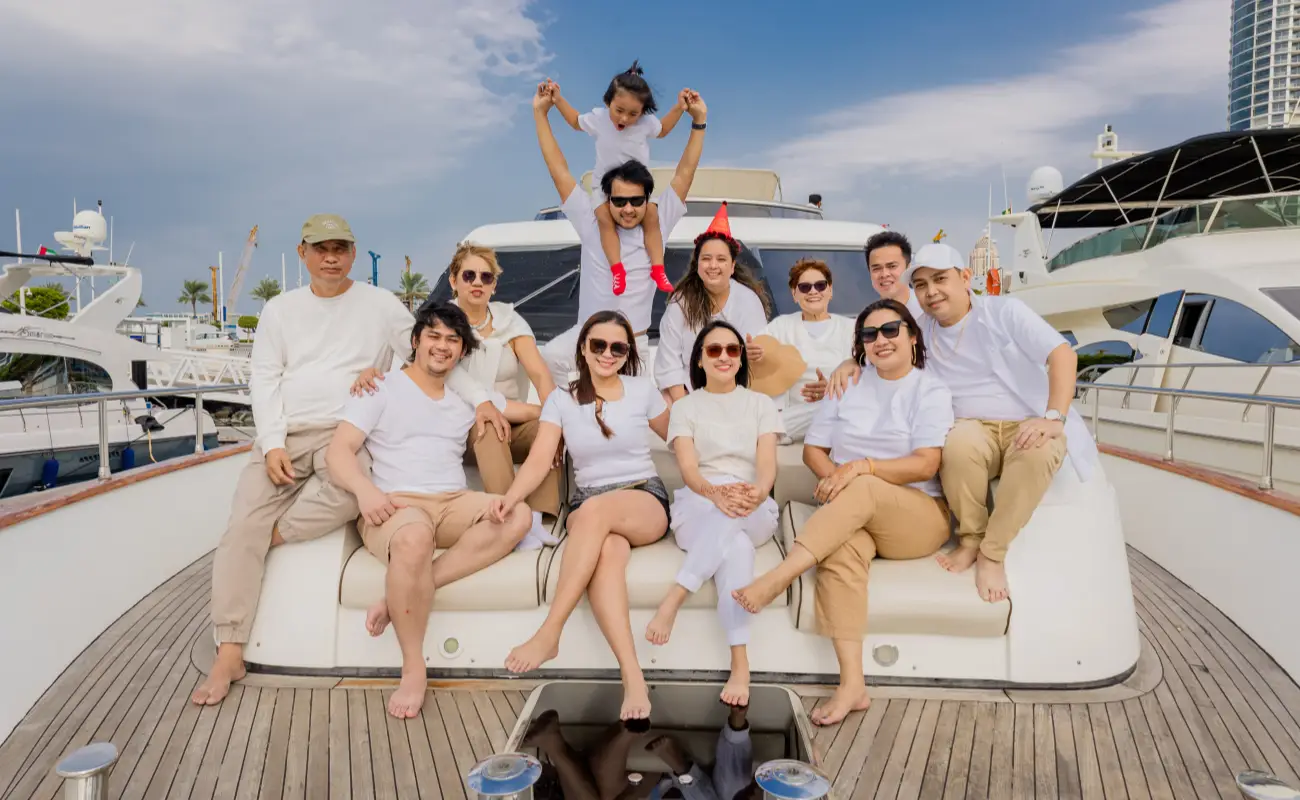 Dubai Yacht Rental for a Family Trip