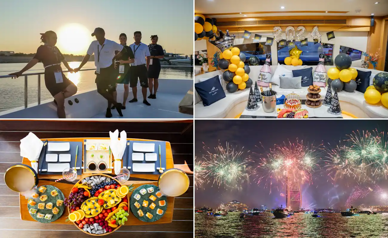 Dubai NYE 2026 Yacht Rental Packages