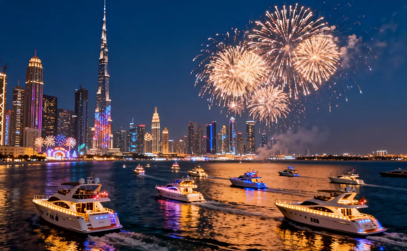 Dubai New Year's Eve Yacht Cruise 2026