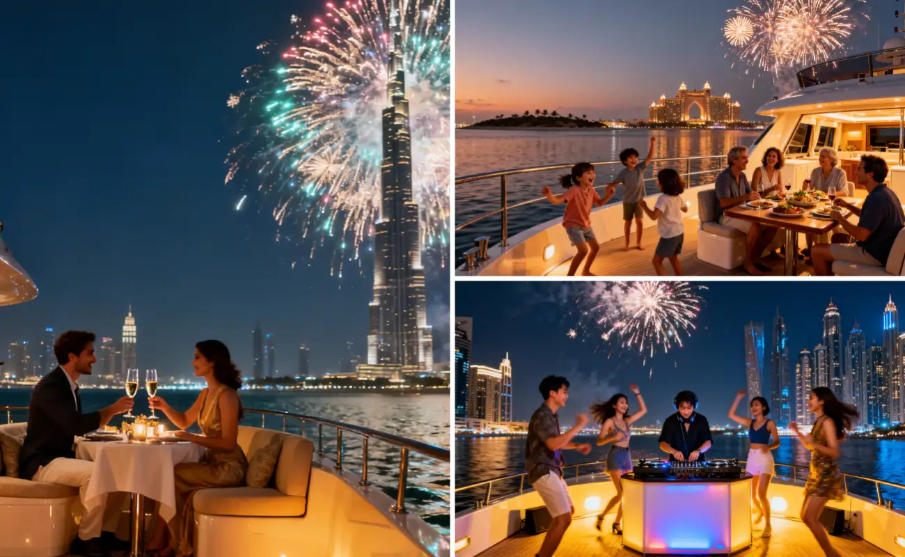 Dubai NYE Yacht Cruise