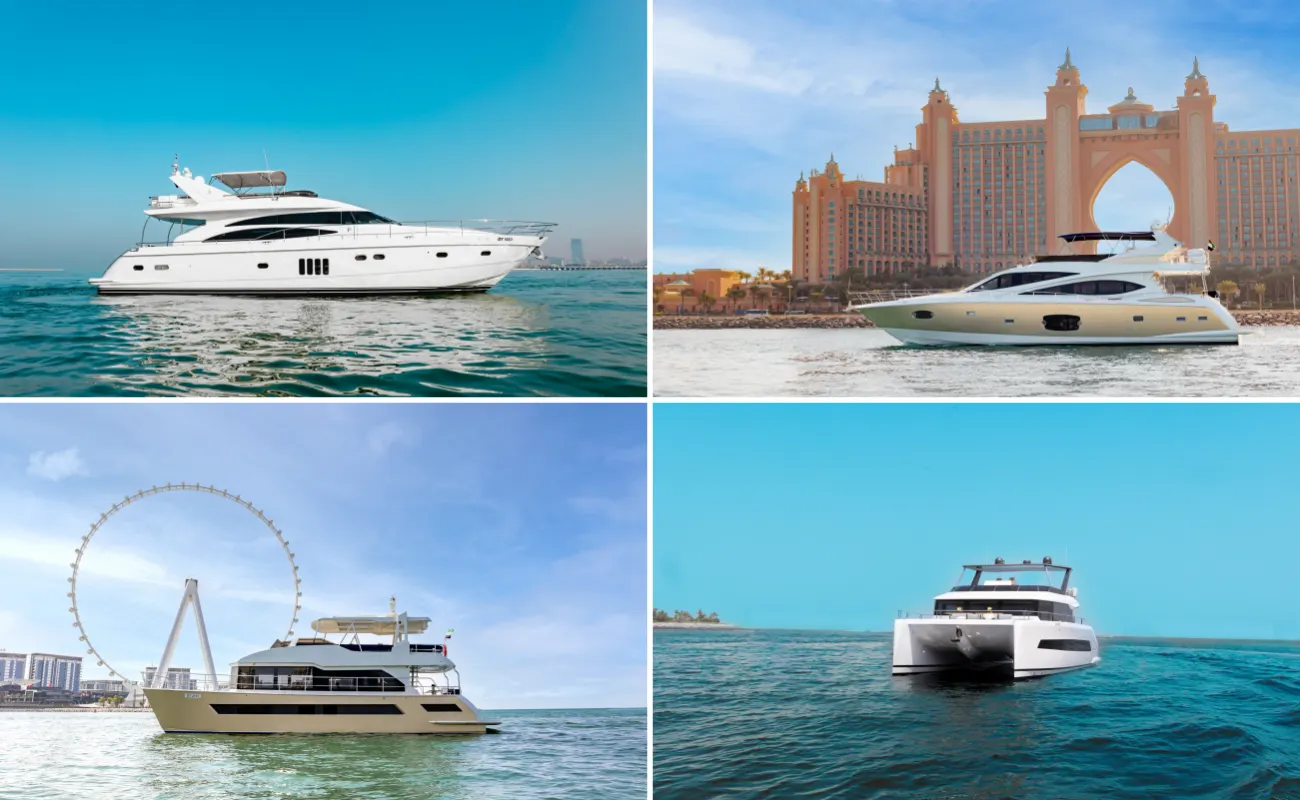 Dubai New Year Yacht Rentals of Various Sizes