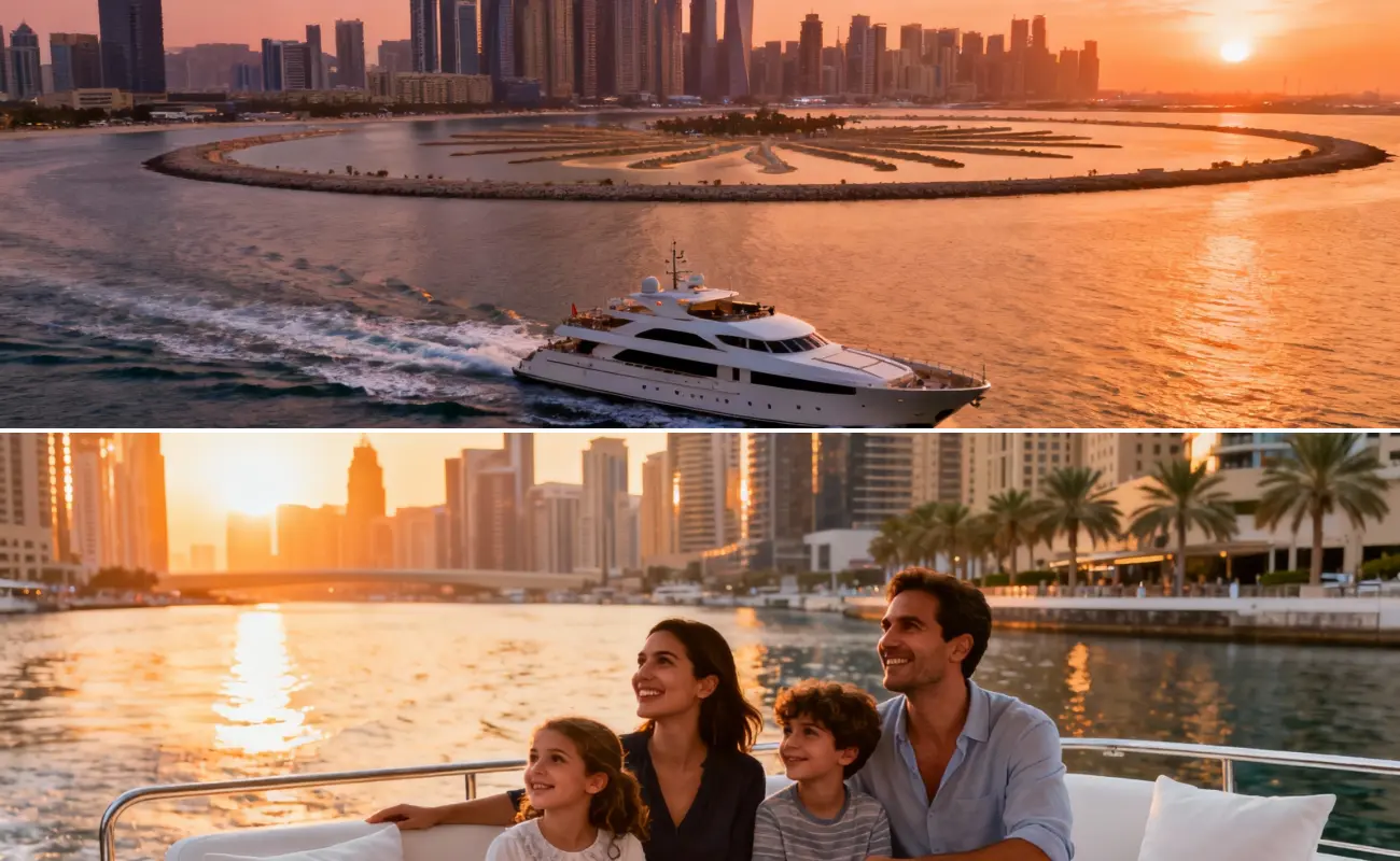 Dubai Marina Yacht Sunset Cruise Package