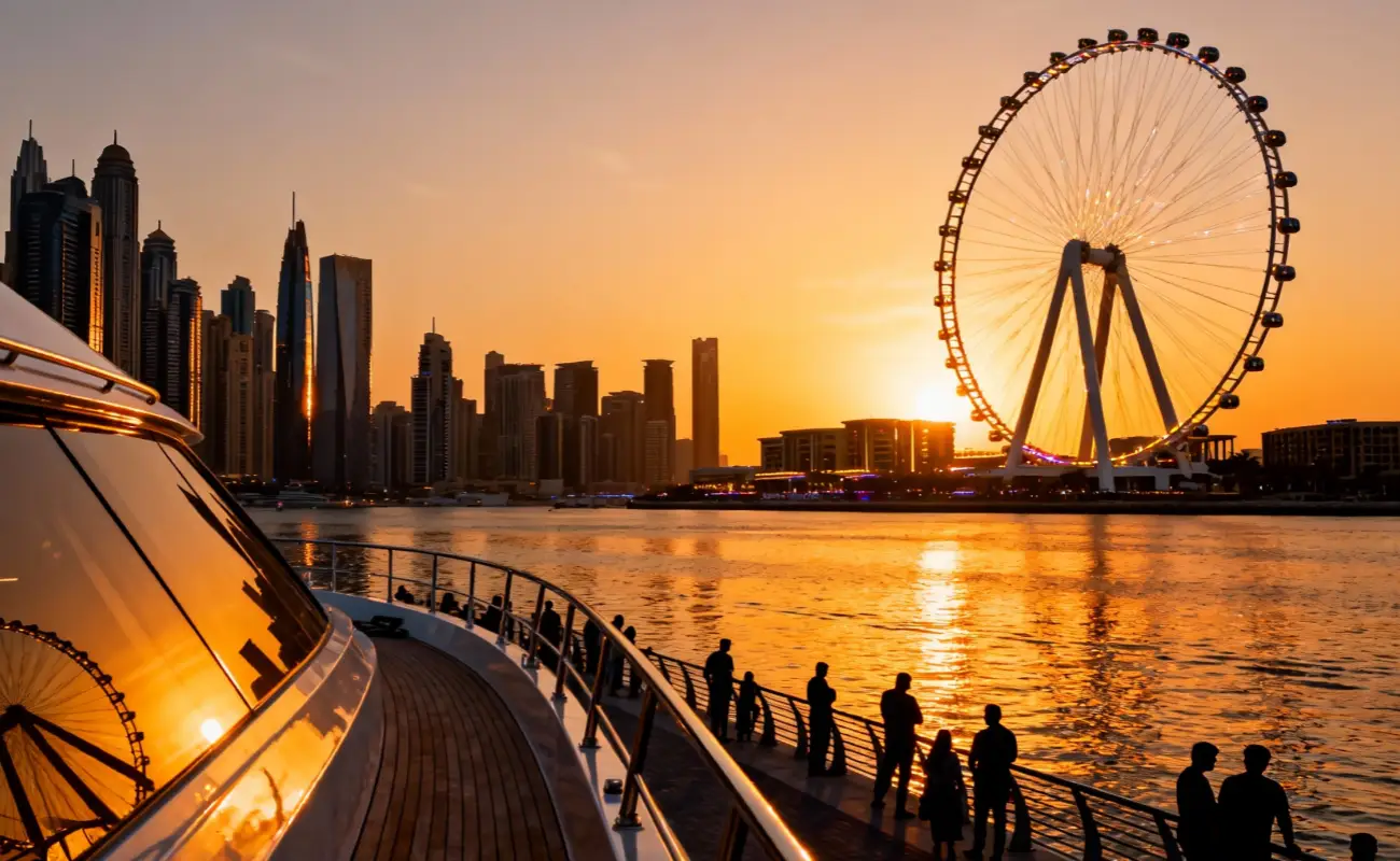Shared Sunset Cruise at Dubai Marina