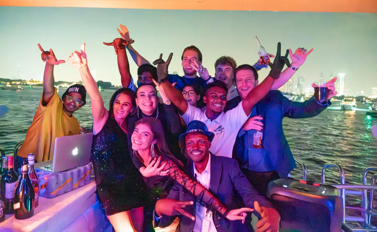Dubai Marina Private Yacht Night Cruise