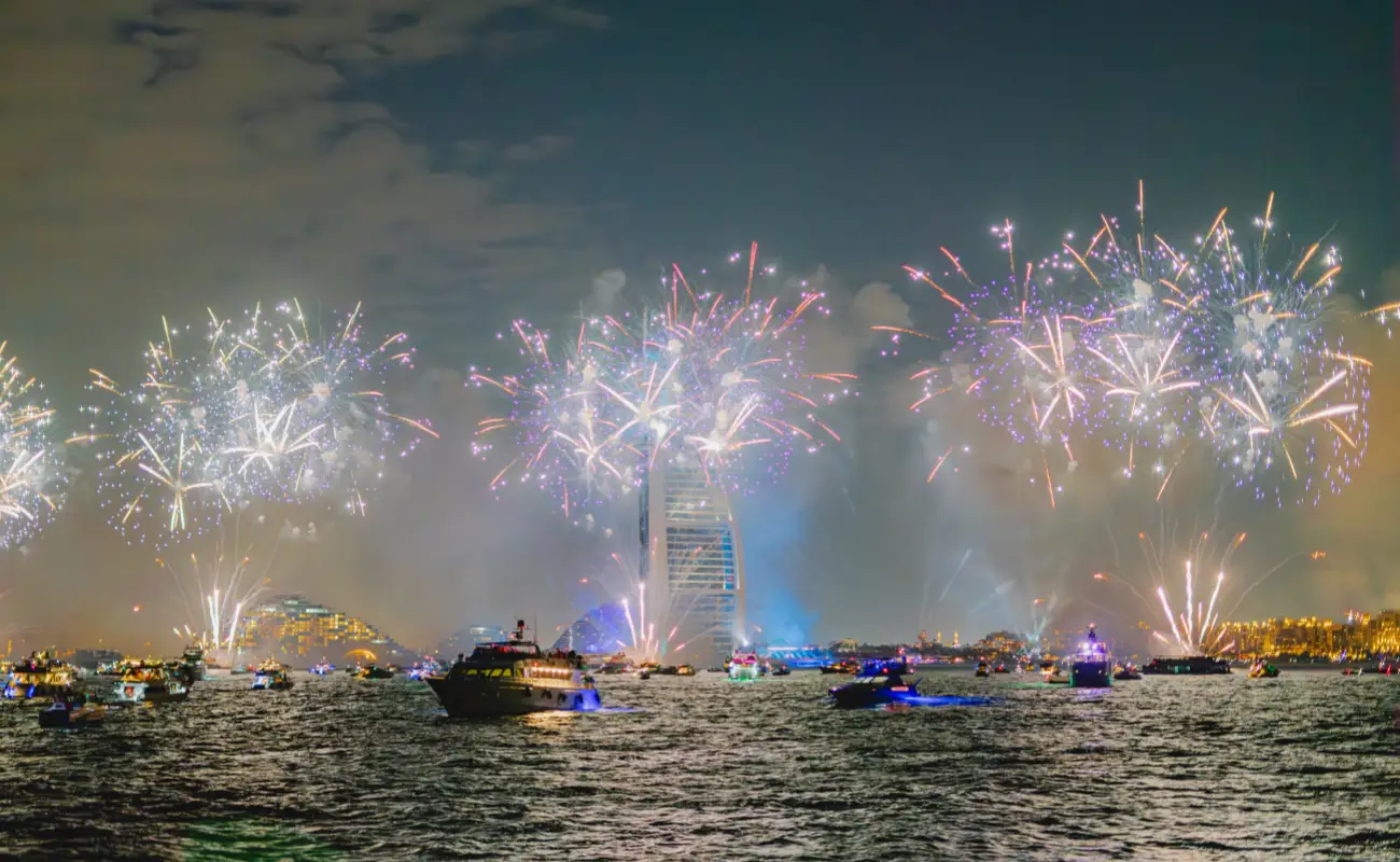 Dubai NYE 2026 Private Yacht Fireworks Packages