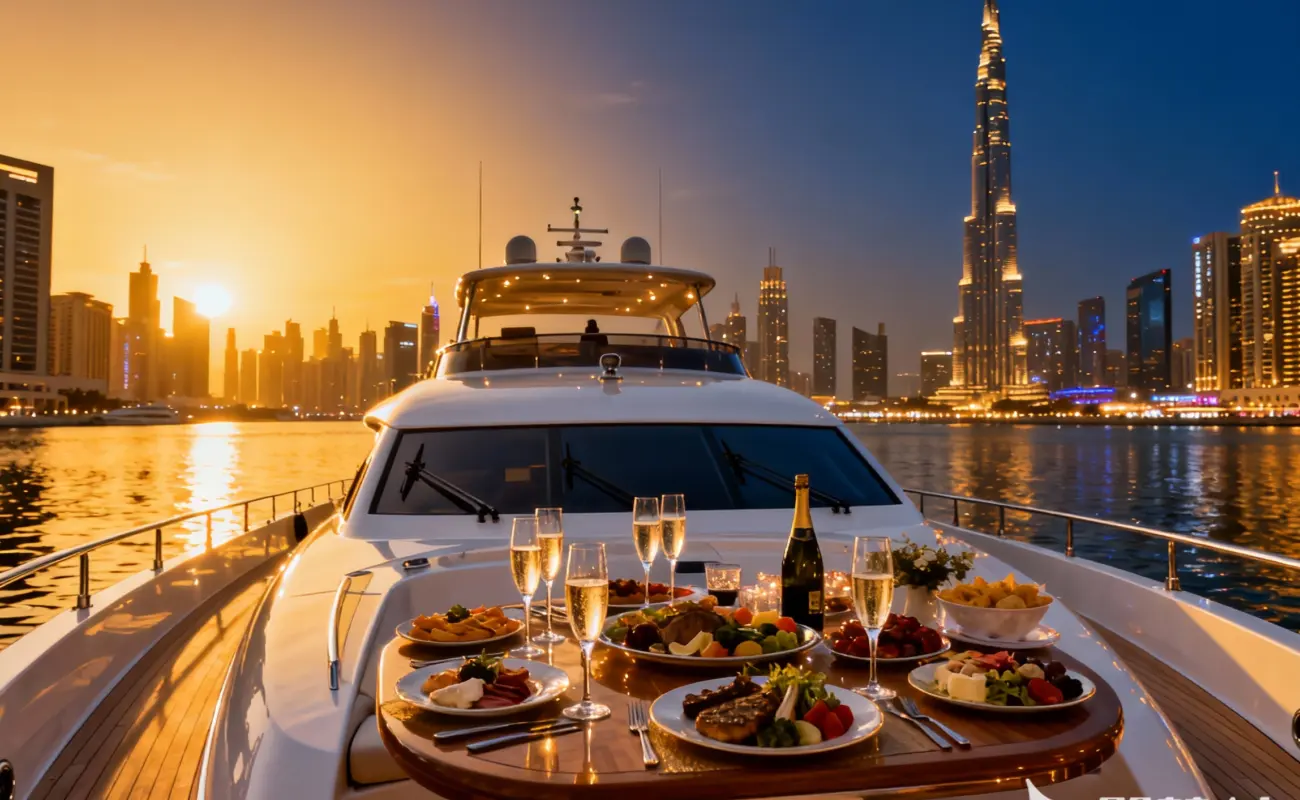 Dubai New Year's Eve Yacht Packages Types
