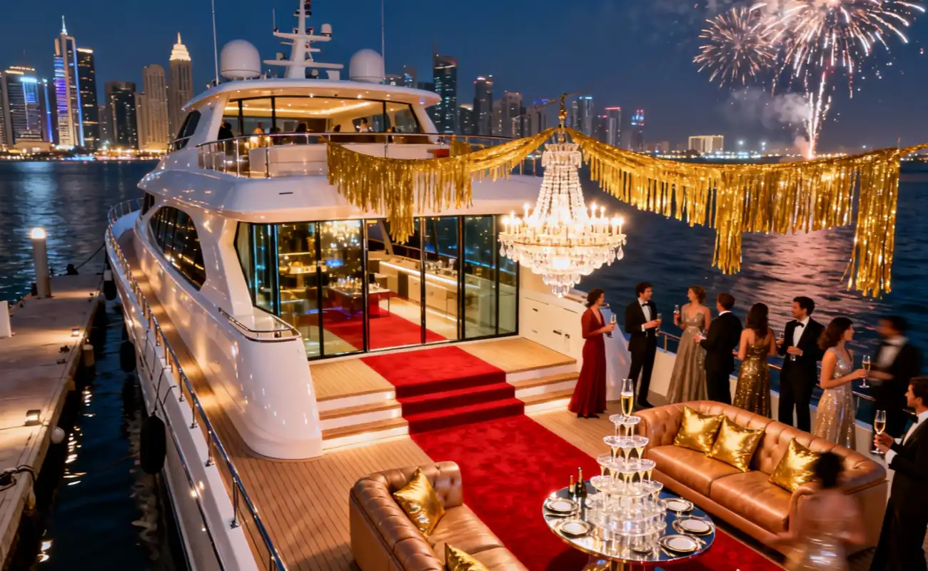 Dubai Luxury New Year Yacht Party