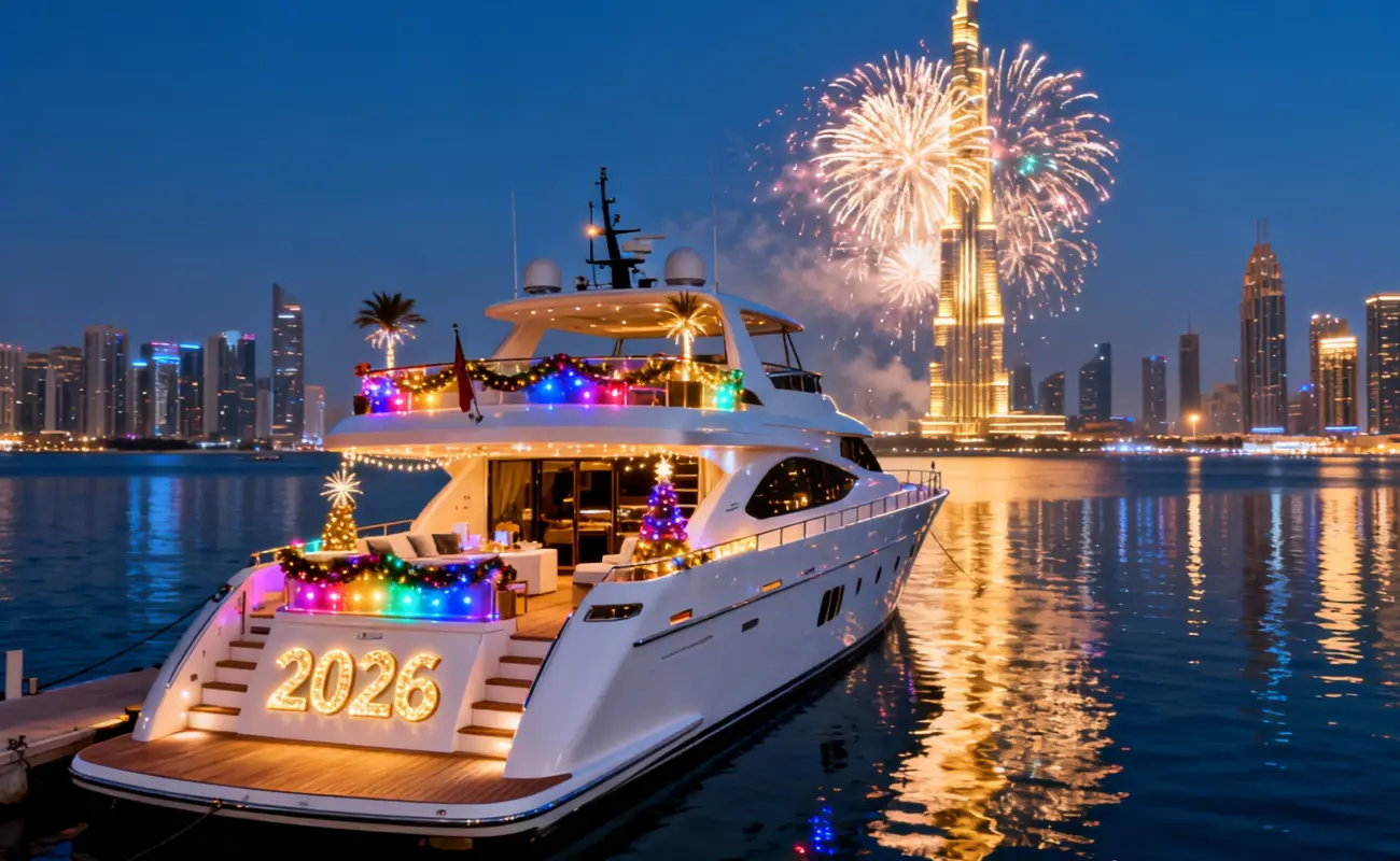 2026 Dubai New Year Yacht Rental Packages