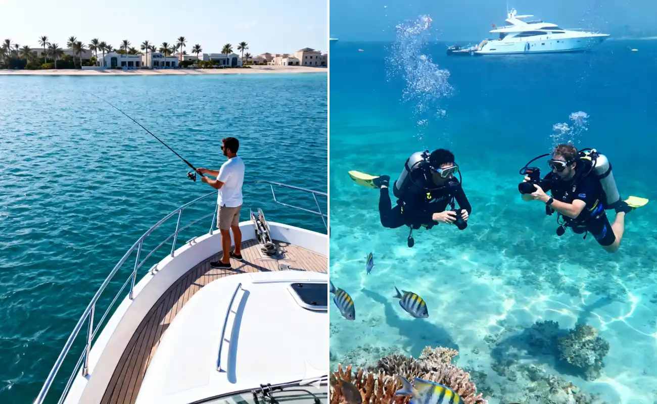 Top Spots for Dubai Fishing and Diving Combos