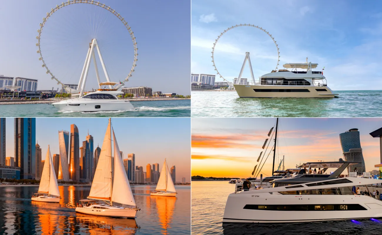 Types of Dubai Yachts Suitable for Small Gatherings
