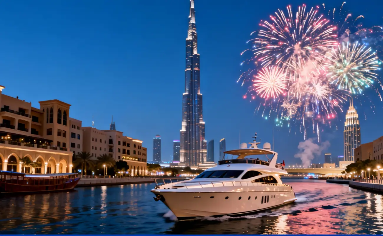 Best Cruise Routes for the Dubai NYE Yacht Fireworks Display