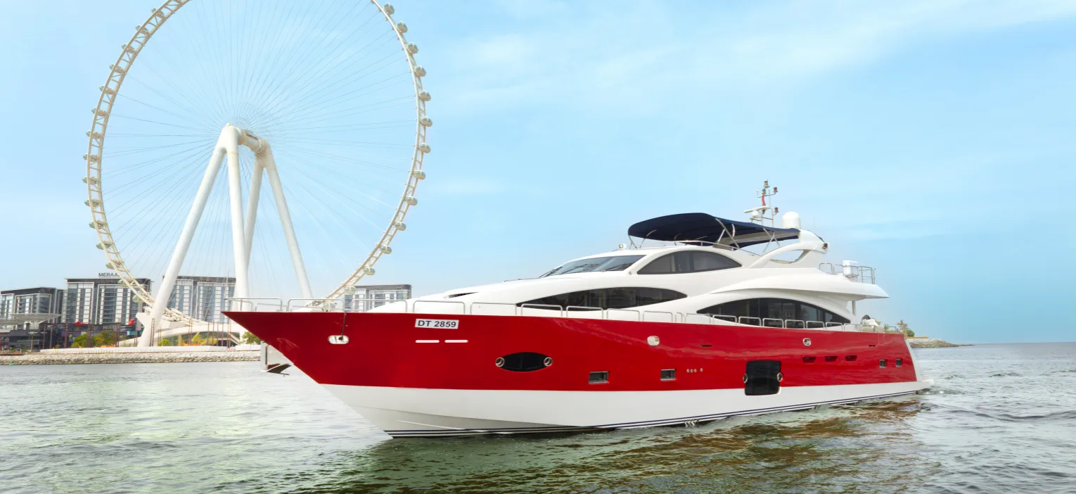 dubai marina cruise luxury yacht exterior for 1 hour dubai marina cruise