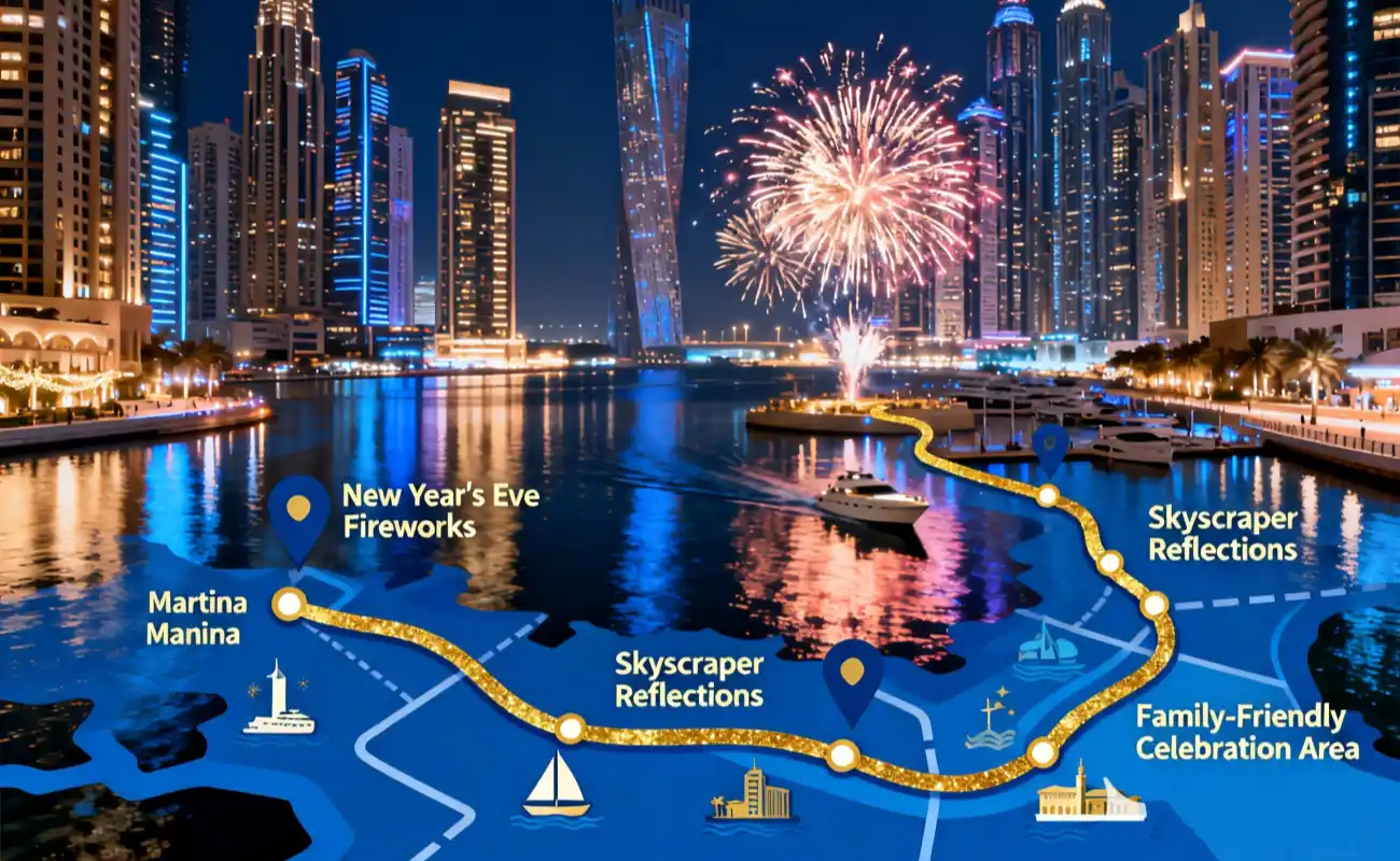 Best Routes for New Year Yacht Cruises in Dubai Marina