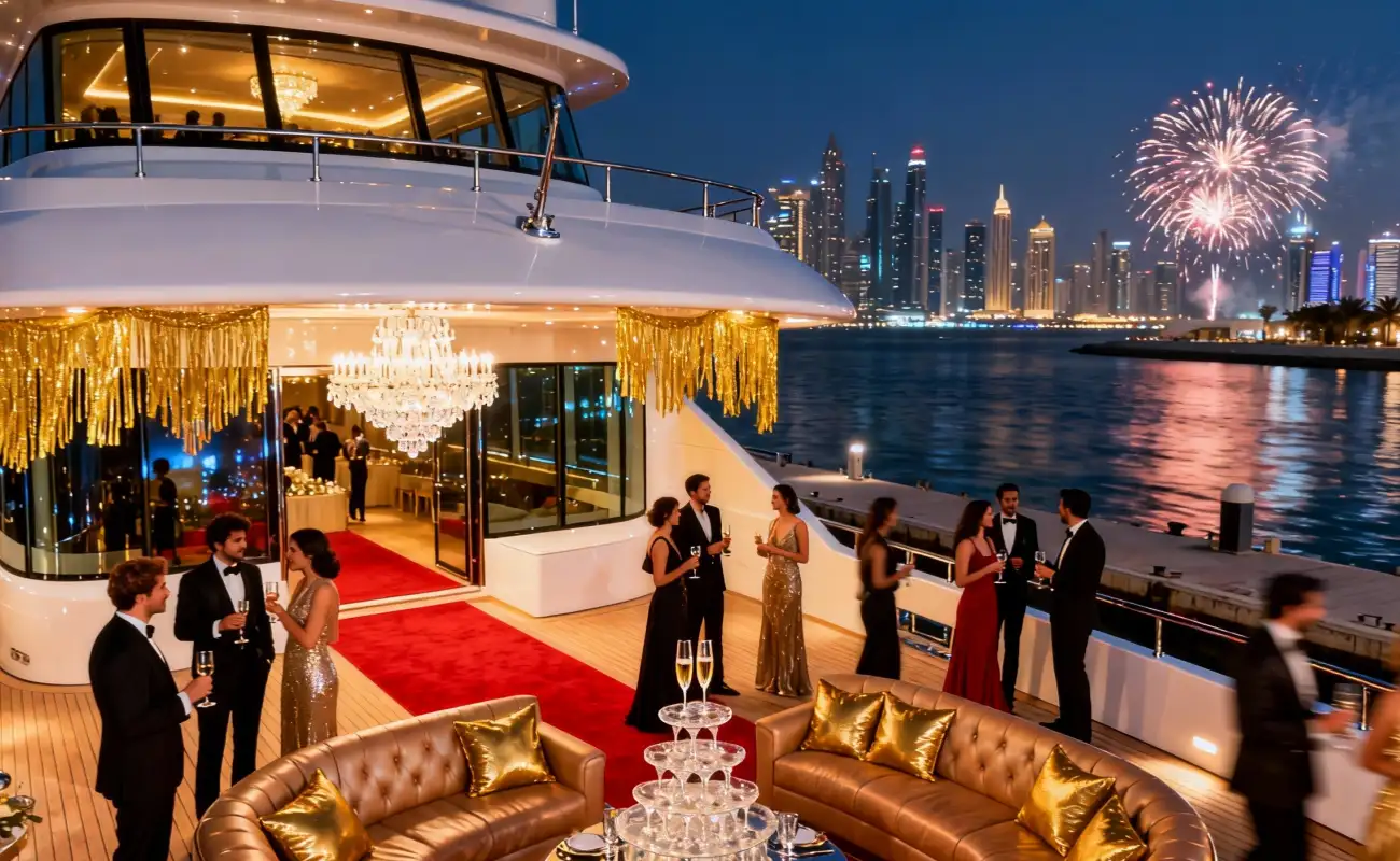Book a Dubai New Year Yacht Experience