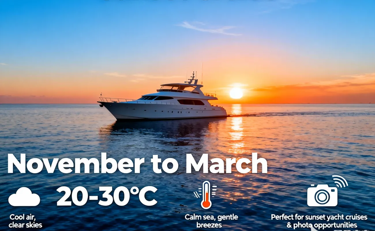 The Best Time for a Dubai Yacht Sunset Cruise