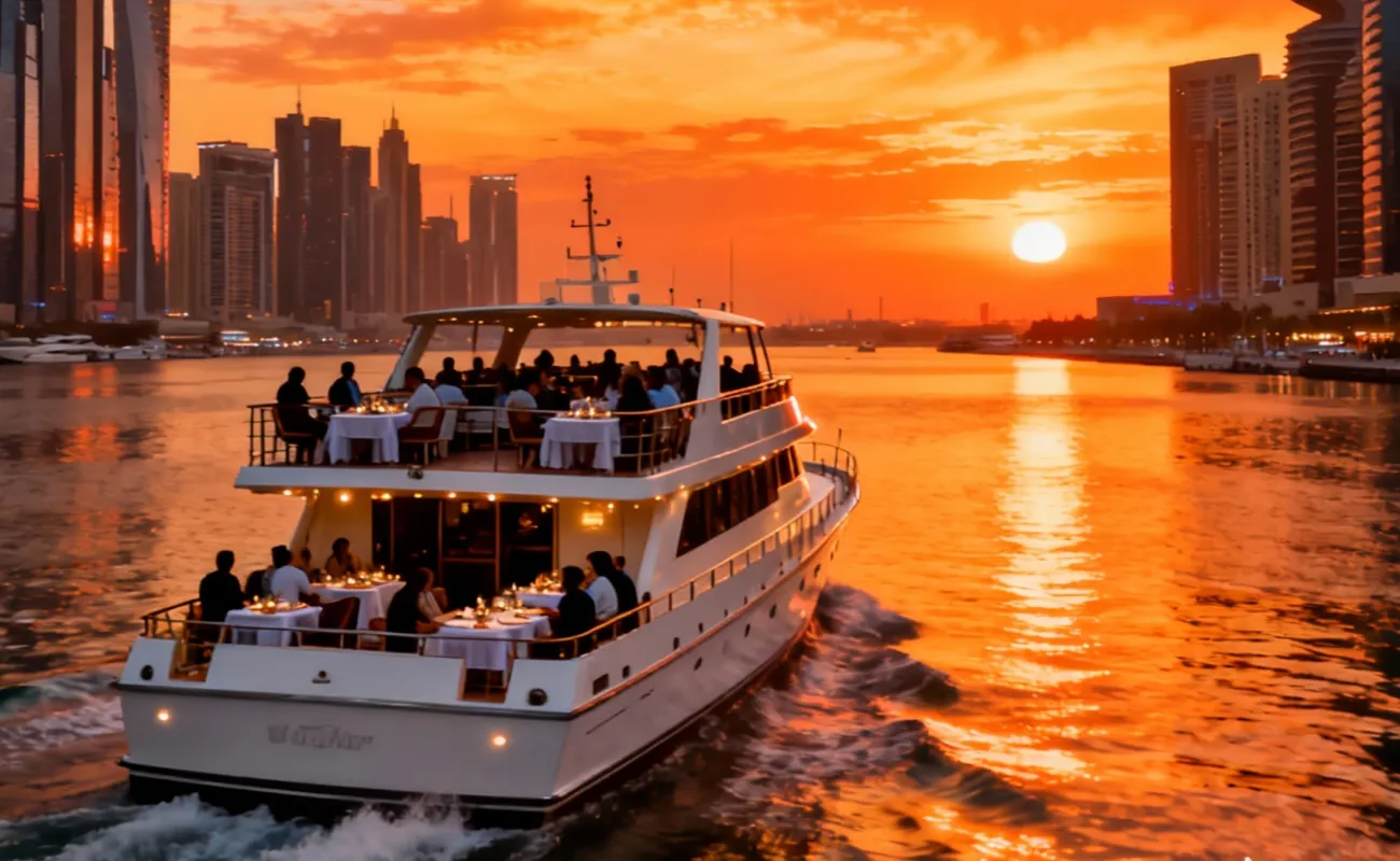 Book a Dubai Sunset Boat Cruise