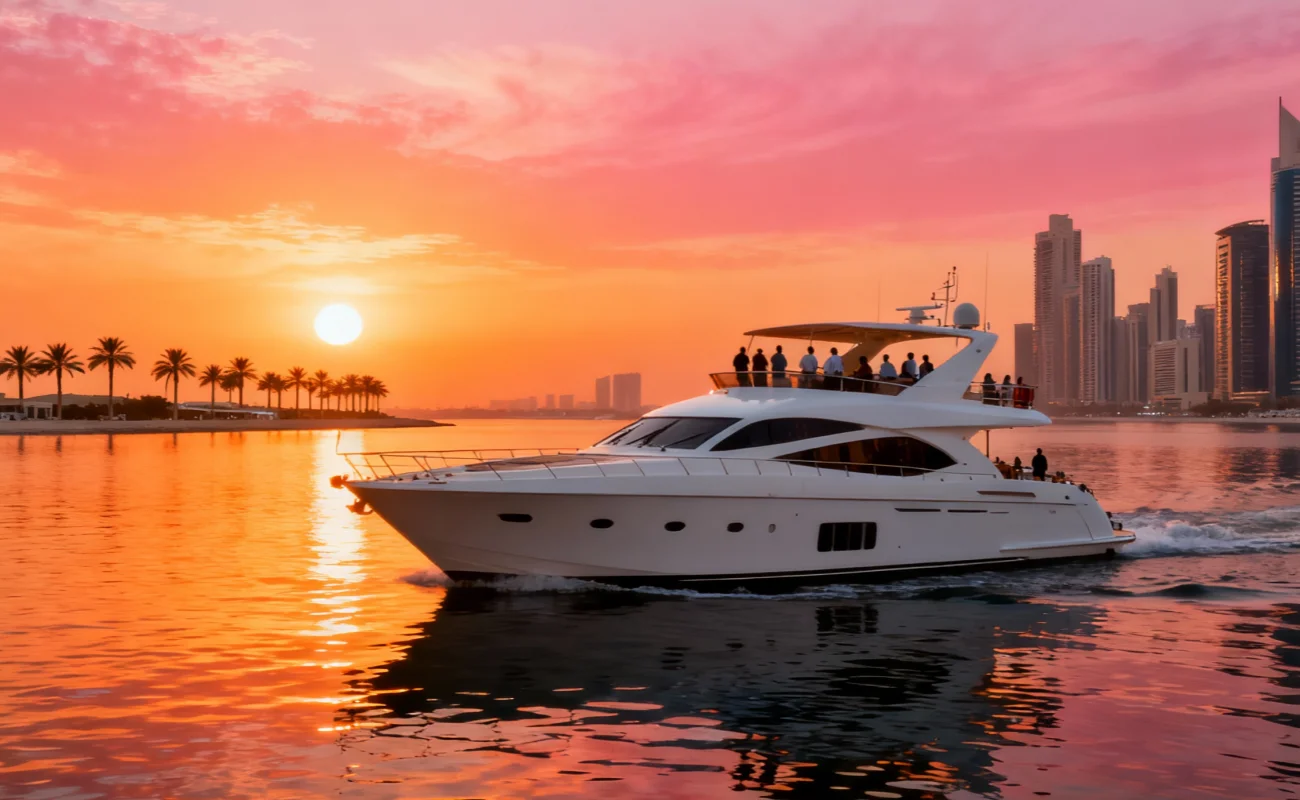 Dubai Sunset Yacht Sightseeing Cruise