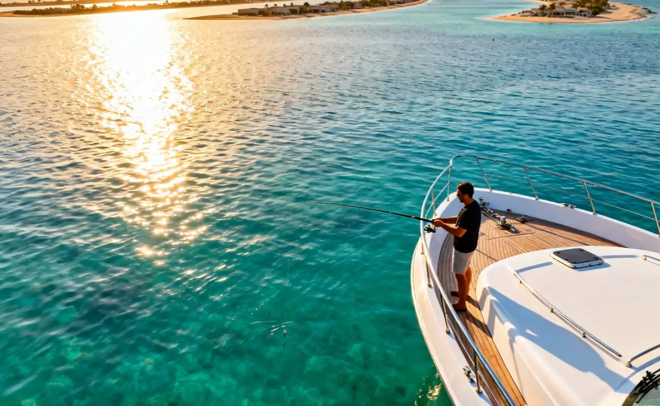 Dubai Luxury Yacht Deep-Sea Fishing Adventure