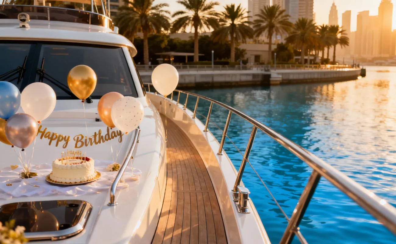 Birthday Yacht Rental Dubai