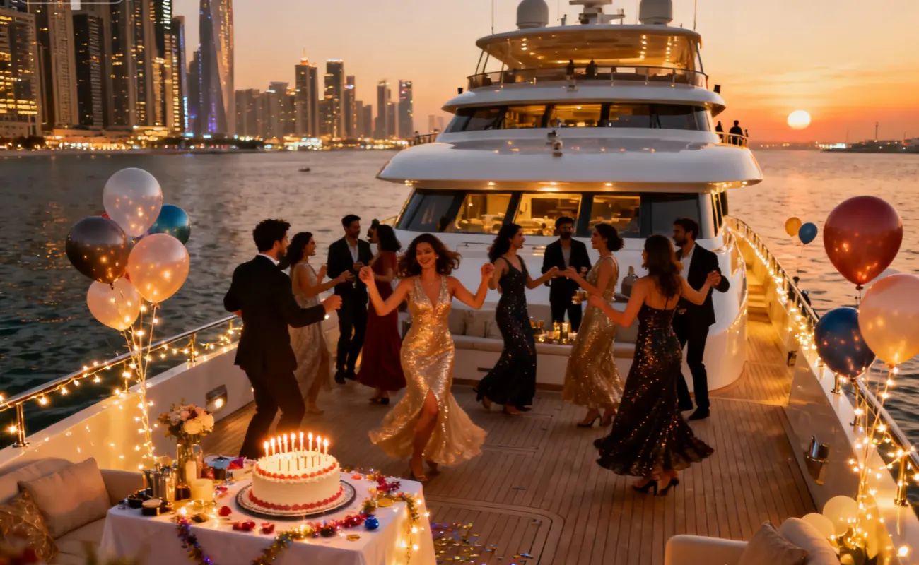 Celebrate Birthday on a Yacht in Dubai