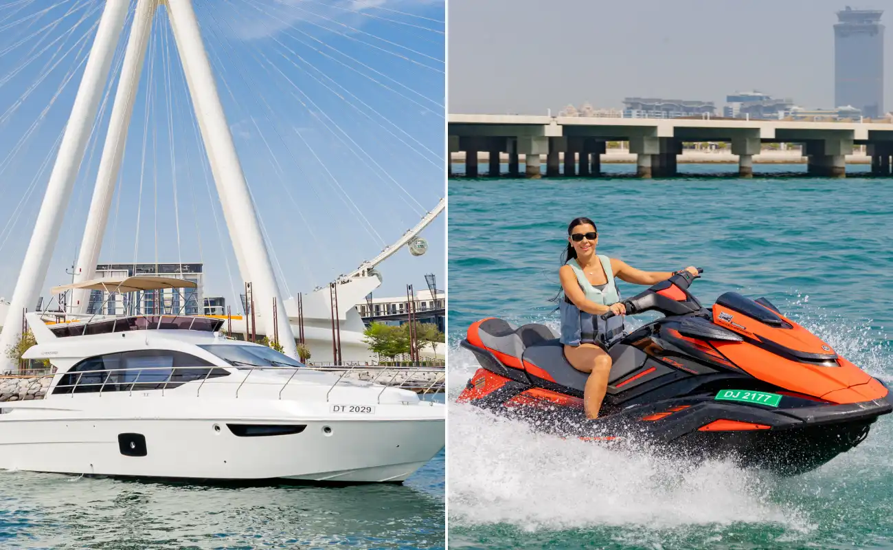 Dubai Private Yacht Charter & Jet Ski Rental
