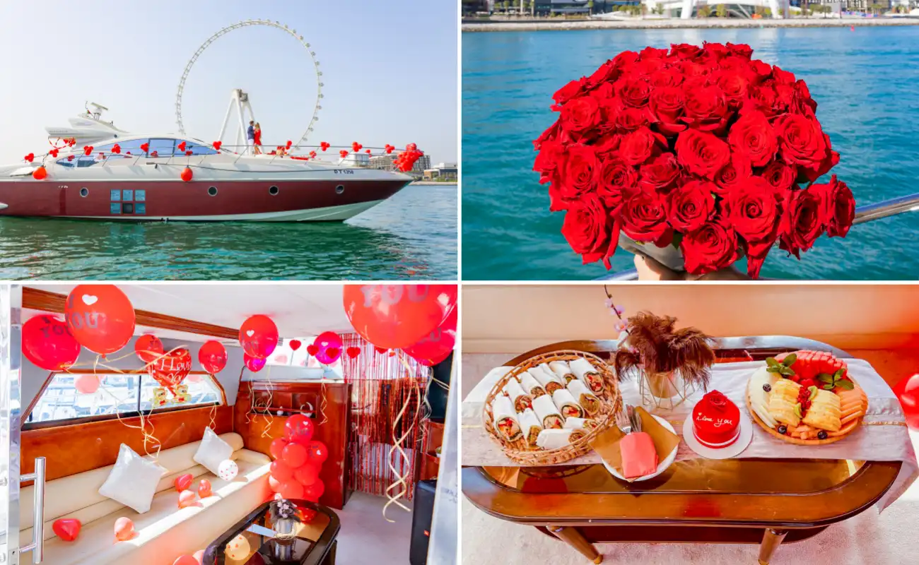 Dubai Engagement Yacht Rental Package