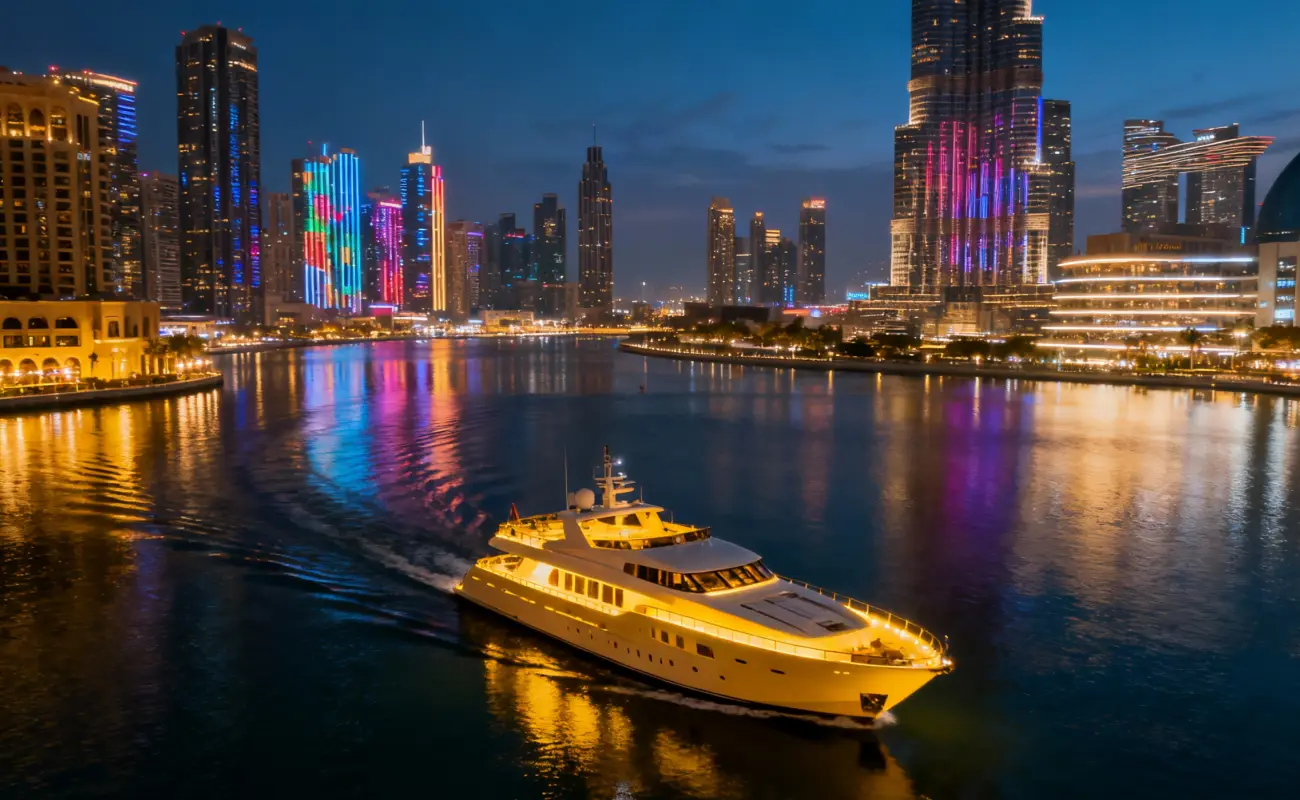 Dubai Night Yacht Cruise